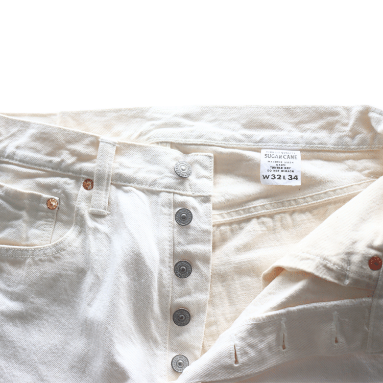SUGAR CANE シュガーケーン SC42560 13oz. WHITE DENIM “1947