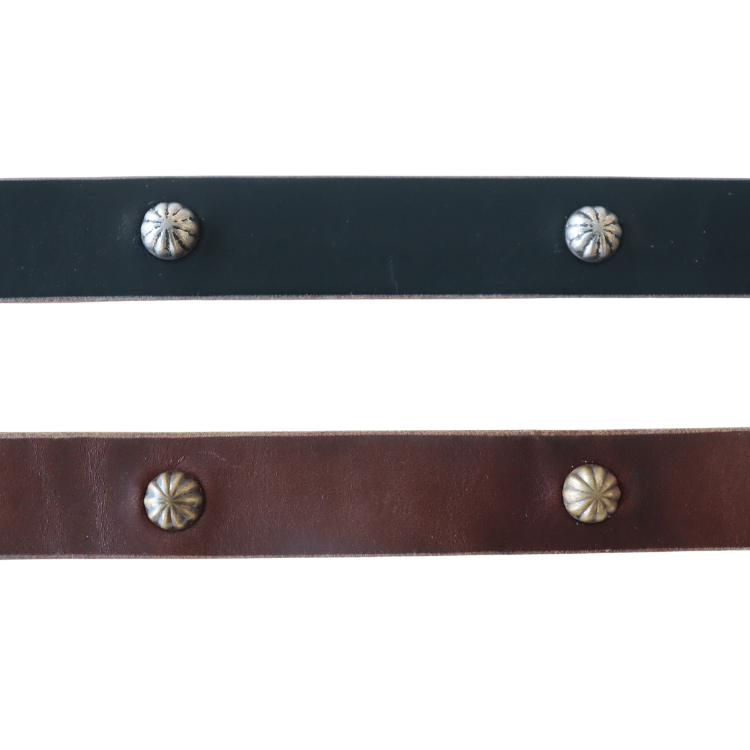 madameh closet コンチョベルト M ブラウン Theater code ベルト western rivet leather concho belt