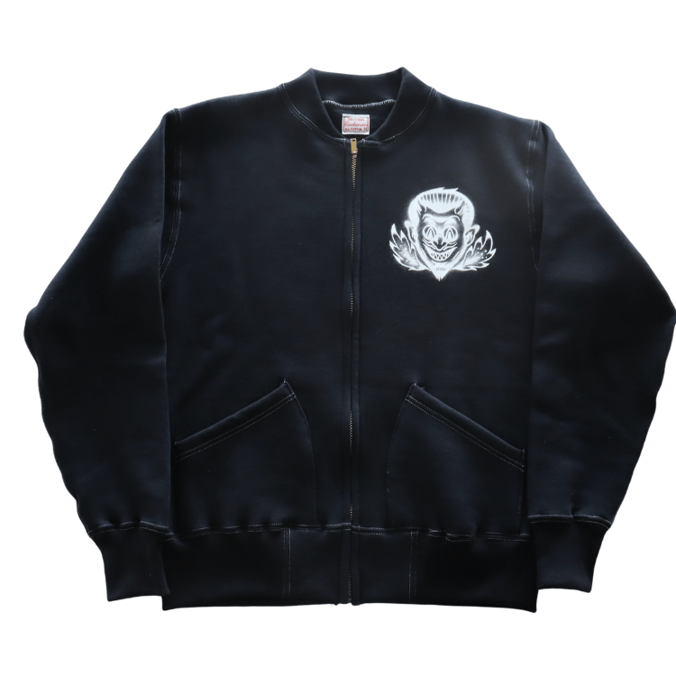 CUSHMAN クッシュマン x TOP トップ 26386T TOP別注 FULL ZIP SWEAT