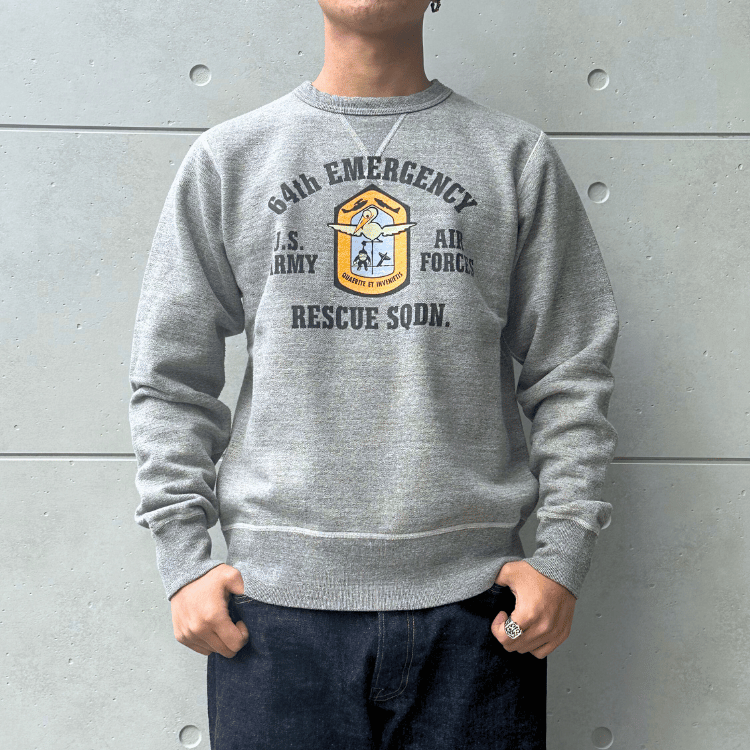 BUZZ RICKSON'S バズリクソンズ BR69635 SET-IN CREW SWEAT 64th